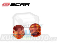 Rozpěrky předního kola SCAR - KTM 125SX+150SX+250SX / 15-24 + 250SXF+350SXF+450SXF / 15-24 + 125EXC+200EXC+250EXC+300EXC / 16-24 + 250EXCF+350EXCF+450EXC+500EXC / 16-24 + Husqvarna TC+TC+FE+FC + Gas-Gas - oranžové