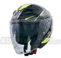 Moto helma Yohe 878-1 Fluo vel. L – akce