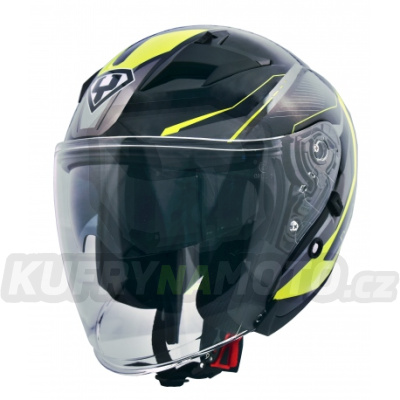 Moto helma Yohe 878-1 Fluo vel. L – akce