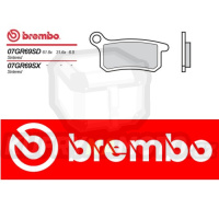 Brzdové destičky Brembo KTM SX 85 r.v. Od 04 -  SD směs Zadní