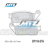 Destičky brzdové DP118-STA - směs Standard