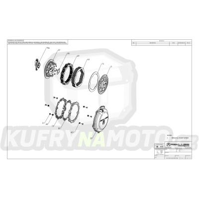 REKLUSE spojka automatická RADIUSCX CLUTCH (DDS) - HUSQVARNA FC 350 (19), FX 350 (19), KTM 350 SX-F (19), 350 XC-F (19)