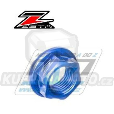 Matice osy předního kola ZETA ZE93-8016 - Honda CR125+CR250+CRF250R+CRF450R + CRF250X+CRF450X+CRF250RX+CRF450RX+CRF450L + Yamaha YZ125+YZ250+YZF250+YZF450 + WRF250+WRF450 + WR250X+WR250R + Kawasaki KX125+KX250 - modrá