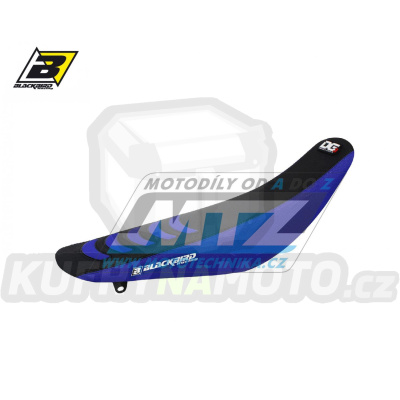 Potah sedla Yamaha YZF250 / 10-13 - barva černo-modrá - typ potahu DG3