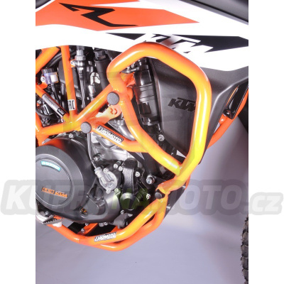 Padací rámy RD Moto CF124O KTM 690 Enduro R 2019-2021 oranžová- vrchní+spodní