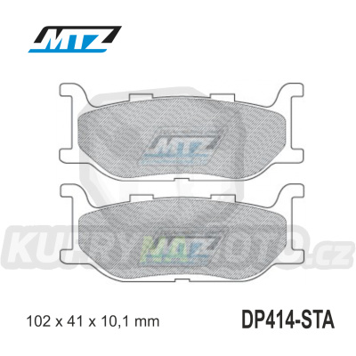 Destičky brzdové DP414-STA - směs Standard