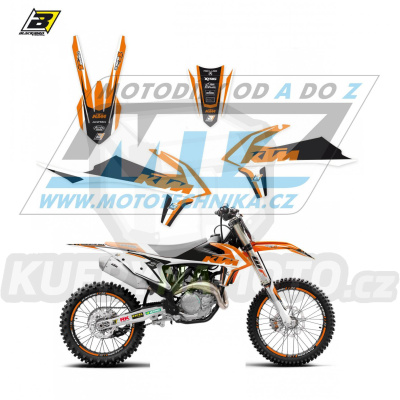 Polepy na motocykl (sada polepů Dream) KTM EXC / 20-23 + SX+SXF / 19-22 - typ polepů Dream4