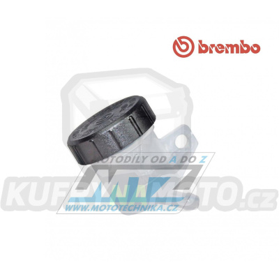 Nádobka brzdové kapaliny Brembo - zahnutý vývod 45° (objem 15ml) - Husqvarna + Cagiva + BMW + Ducati