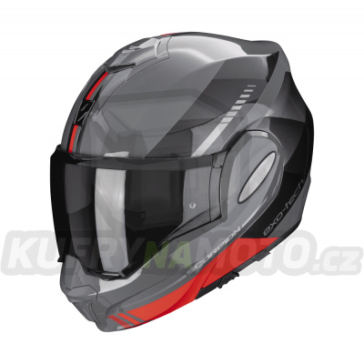 Moto přilba SCORPION EXO-TECH EVO GENRE šedo/černo/červená