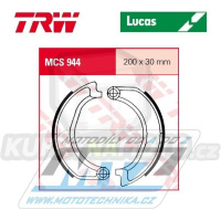 Brzdové obložení (brzdové pakny) TRW Lucas MCS944 - BMW R75/5 750 front / 69-73