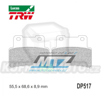 Destičky brzdové DP517-LUSV TRW Lucas MCB785SV - směs Sinter Road