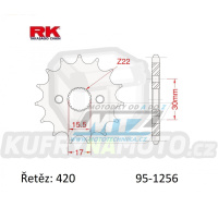 Kolečko řetězové (pastorek) 1256-13zubů RK - Honda CR80+CR85 / 86-07 + CRF50F+CRF70F / 04-20 + XR50+XR70