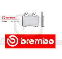 Brzdové destičky Brembo DERBI BOULEVARD 125 r.v. Od 04 -  směs Originál Přední