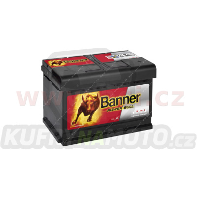 72Ah baterie, 660A, pravá BANNER Power Bull 278x175x175