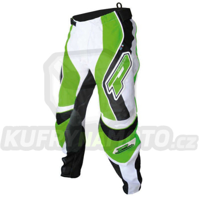 Kalhoty motokros PROGRIP 6010 - zelené - velikost 34