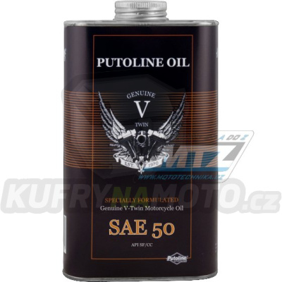 Olej motorový motocyklový Putoline Genuine V-Twin SAE50 (1L)