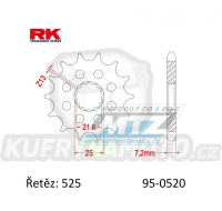 Kolečko řetězové (pastorek) 0520-17zubů RK - Suzuki DL650 V-Strom+DL1000 V-Strom+DL1050 V-Strom+GSF650+SV650 + GSXR600+GSXR750+GSXR1000+GSXS1000 + Yamaha TDM850 + Triumph 675+800+900 + Kawasaki W650+ZR750+ZR7 + Cagiva 650 Raptor+1000 Raptor + Hyosun