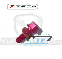 Magnetický výpustný šroub M8x25mm (závit 1,25) - ZETA ZE58-1069 - Honda CRF250R / 04-09 + CRF250X / 04-12 - červený