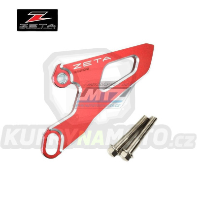 Kryt řetězového kolečka - ZETA ZE80-9055 - Kawasaki KX125 / 03-08 + KX250 / 05-08 + KXF250 / 17-18 + KXF450 / 06-18 - červený