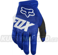 Rukavice motokros FOX DIRTPAW RACE - modré - velikost S