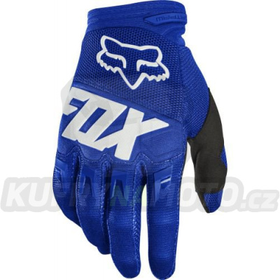 Rukavice motokros FOX DIRTPAW RACE - modré - velikost S