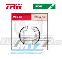 Brzdové obložení (brzdové pakny) TRW Lucas MCS965 - Yamaha YZ125 / 84 + YZ250+YZ465+YZ490 / 80-84 + TT600 / 83-84 + IT250+IT465+IT490