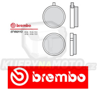 Brzdové destičky Brembo YAMAHA RD DX 125 r.v. Od 76 - 78 směs Originál Přední