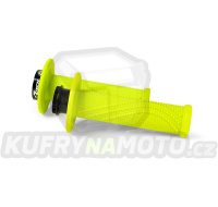 gripy lock-on R20 Wave, RTECH (neon žluté, 1 pár)