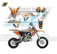 Polepy na motocykl (sada polepů Dream) KTM 50SX / 09-15 - typ polepů Dream4