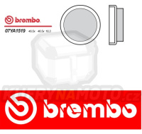 Brzdové destičky Brembo YAMAHA YFM W, A, B 250 r.v. Od 89 - 91 Originál směs Zadní