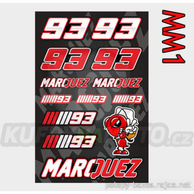 Samolepky MARC MARQUEZ MM1