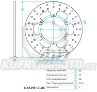 Kotouč brzdový (320/198/6D) - Yamaha XJ600N / 91-97+XJ600SDiversion / 91-97+XVZ1300 / 96-07