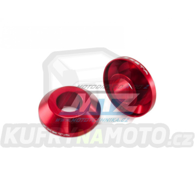 Kryty osy (rozpěrky) zadního kola ZETA Fast Spacer - ZETA ZE93-2102 - Honda CR125+CR250 / 00-07 + CRF250R / 04-23 + CRF250RX / 19-23 + CRF250X / 04-17 + CRF450R / 02-23 + CRF450RX / 17-23 + CRF450L / 19-20+CRF450X / 05-16 - červené