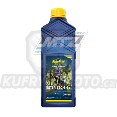 Olej motorový motocyklový Putoline Ester Tech OffRoad4+ 10W60 (balení 1L)