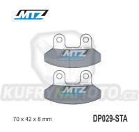 Destičky brzdové DP029-STA - směs Standard