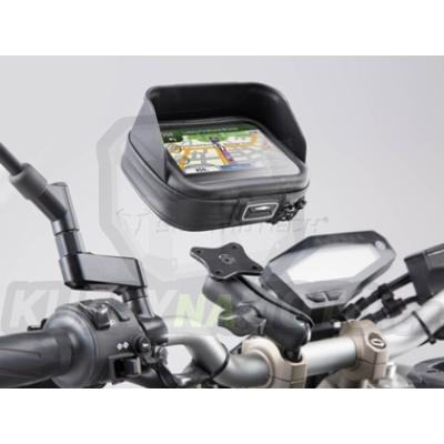 Sada GPS držáku úchytů na řídítka a tašky GPS M SW Motech Honda CBF 600 S 2008 -  PC43 GPS.00.308.30001/B-BC.12292