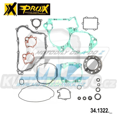 Těsnění kompletní motor (včetně gufer motoru) Honda CR250 / 02-04