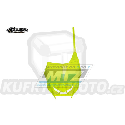 Tabulka přední Suzuki RMZ450 / 18-25 + RMZ250 / 19-25 - barva FLUO žlutá (neon žlutá)