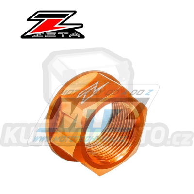 Matice osy zadního kola ZETA ZE93-8063 - KTM SX+SXF / 13-20 + XC+XCF + Husqvarna TC+FC+TX+FX - oranžová