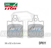 Destičky brzdové DP611-LU TRW Lucas MCB552 - směs Allround