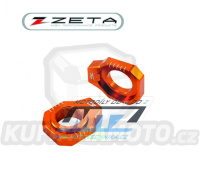 Dorazy osy zadního kola ZETA ZE93-5417 - KTM 125SX+150SX+250SX + 250SXF+350SXF+450SXF / 13-22 + KTM XC+XCF + Husqvarna+Gas-Gas - oranžové