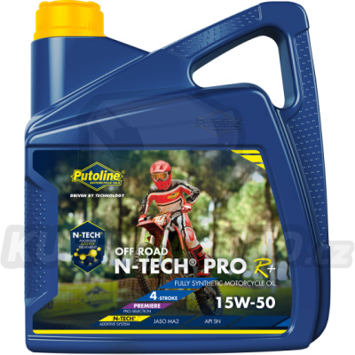 Olej motorový motocyklový Putoline N-TECH PRO R+ OFFROAD 15W50 (balení 4L)