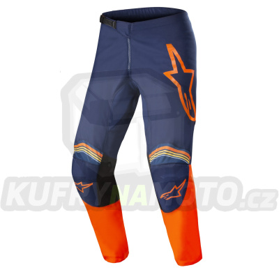 kalhoty FLUID SPEED, ALPINESTARS (tmavá modrá/oranžová)
