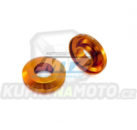 Kryty osy (rozpěrky) zadního kola ZETA Fast Spacer - ZETA ZE93-2503 - KTM 125SX+SX150+SX250 / 13-22 + 250SXF+350SXF+450SXF / 13-22 + Husqvarna FC250+FC350+FC450+TC125+TC250 + Gas-Gas - oranžové