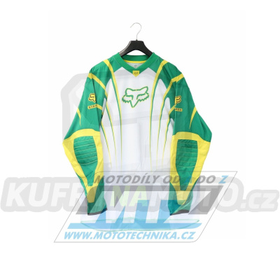 Dres motokros FOX STRAFER Green/Yellow - zeleno-žlutý - velikost XL