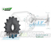 Kolečko řetězové (pastorek) 0409-15zubů ESJOT 50-15021-15 - Kawasaki KLX125A + KLX125L + Suzuki DRZ125 + DRZ125L + DR125S Raider + DR125 + DR125SE