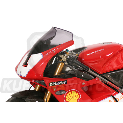 Moto plexi MRA Ducati 998 všechny r.v. typ spoiler S kouřové