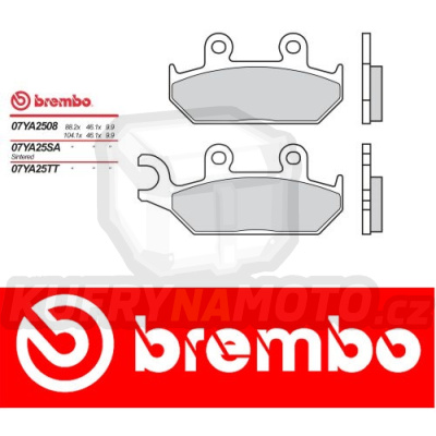 Brzdové destičky Brembo YAMAHA XTZ 660 r.v. Od 91 -  směs SA Přední