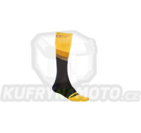 Ponožky dlouhé Knee Brace, FLY RACING (černá/žlutá)