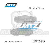 Destičky brzdové DP412-STA - směs Standard